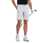 GoPlayer彈性腰圍快乾高爾夫短褲(白)