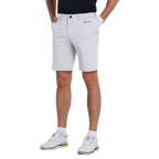 GoPlayer彈性腰圍快乾高爾夫短褲(白)