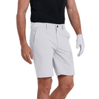 GoPlayer Men's Elastic Waist Golf Shorts (White)