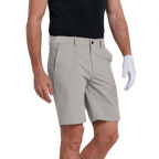 GoPlayer男彈性腰高爾夫短褲(淺灰)