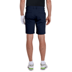 GoPlayer Men's Elastic Waist Golf Shorts (Navy Blue)
