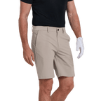 GoPlayer男彈性腰高爾夫短褲(卡其)