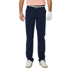 GoPlayer男彈性腰高爾夫長褲(藏青)