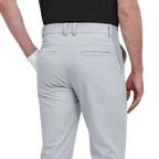 GoPlayer Men's Elastic Waist Golf Pants 2023 (Light Gray)