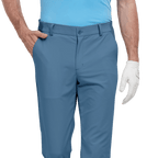 GoPlayer Men's Elastic Waist Golf Pants 2023 (Light Blue)