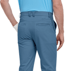 GoPlayer Men's Elastic Waist Golf Pants 2023 (Light Blue)