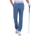 GoPlayer Men's Golf Perforated Breathable Golf Pants (Navy Blue)