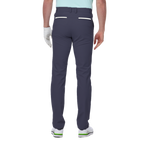 GoPlayer男超彈性冲孔高爾夫長褲(藍灰) 2024