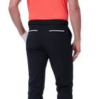 GoPlayer男冲孔防潑水高爾夫長褲(黑) 2024