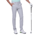 GoPlayer男冲孔防潑水高爾夫長褲(淺灰) 2024