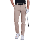 GoPlayer男吸濕排汗高爾夫長褲(卡其)2025