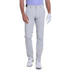 GoPlayer男彈性腰冲孔高爾夫長褲(冷灰)