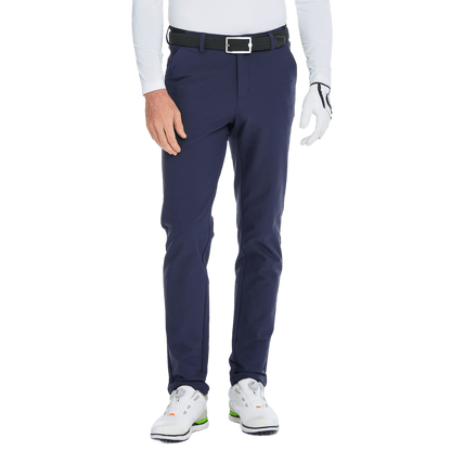 GoPlayer男秋冬彈力腰高爾夫長褲(藏青)