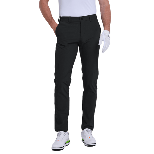 GoPlayer男彈性高爾夫長褲(黑)