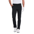 GoPlayer男彈性斜紋高爾夫長褲(黑)