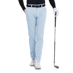 GoPlayer男彈性斜紋高爾夫長褲(淺藍)