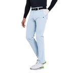 GoPlayer男彈性斜紋高爾夫長褲(淺藍)