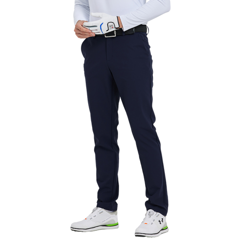 GoPlayer男四面彈高爾夫長褲(藏青)