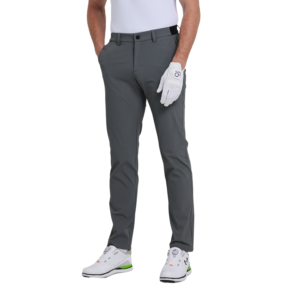GoPlayer男四面彈高爾夫長褲(深灰)