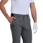 GoPlayer男四面彈高爾夫長褲(深灰)