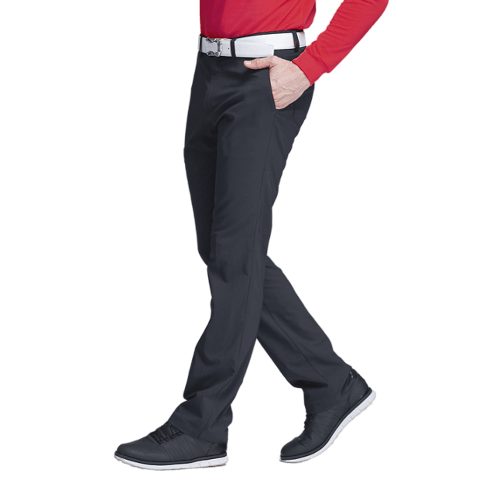 GoPlayer elastic waist quick-drying golf trousers (double yarn dark gray)