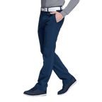 GoPlayer elastic waist quick-drying golf trousers (double yarn blue)