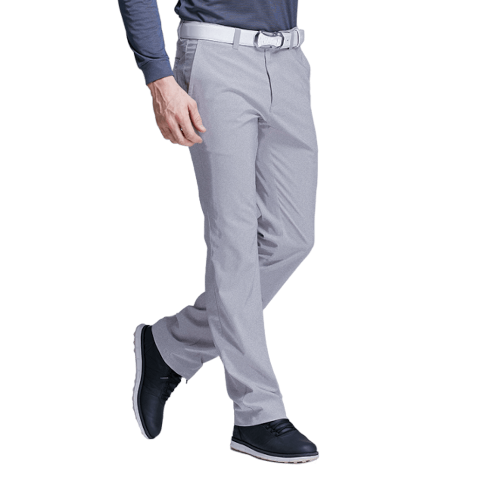 GoPlayer elastic waist quick-drying golf trousers (plain light gray)