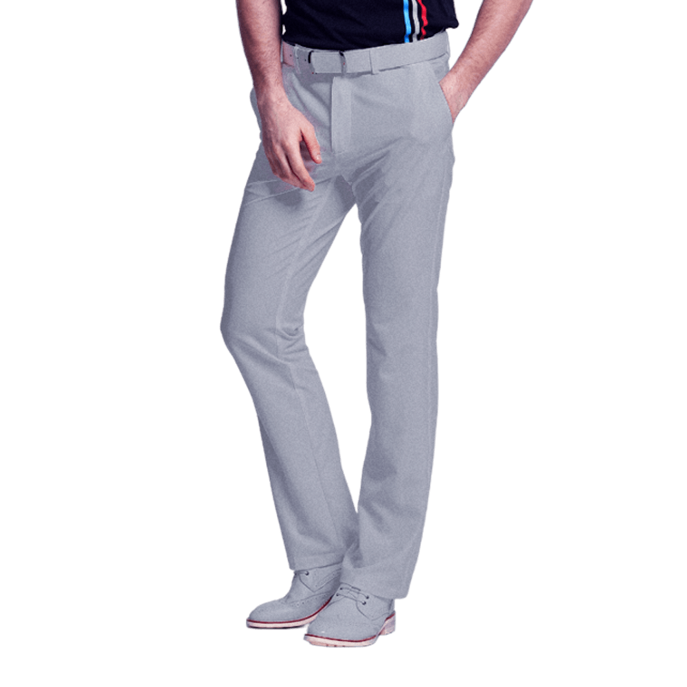 GoPlayer elastic waist quick-drying golf trousers (plain light gray)