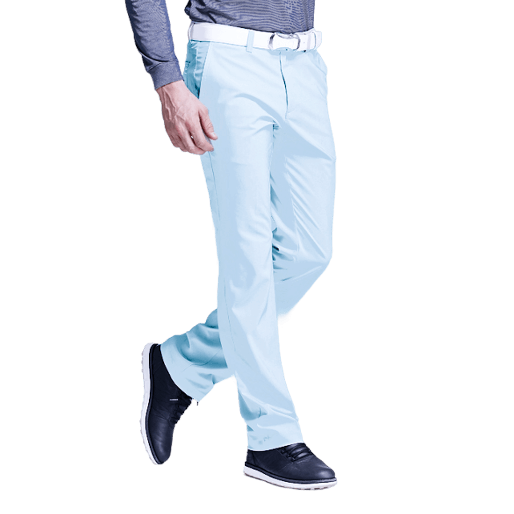GoPlayer elastic waist quick-drying golf trousers (light gray blue)