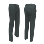 GoPlayer男彈性腰高爾夫長褲(深灰)