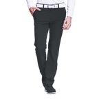 GoPlayer男彈性腰高爾夫長褲(深灰)