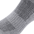 GoPlayer男竹炭氣墊中筒運動襪灰
