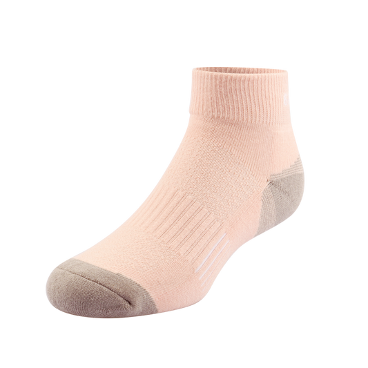 GoPlayer women's bamboo charcoal ankle sports socks (pink)