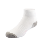 GoPlayer女竹炭踝上運動短襪(白粉)