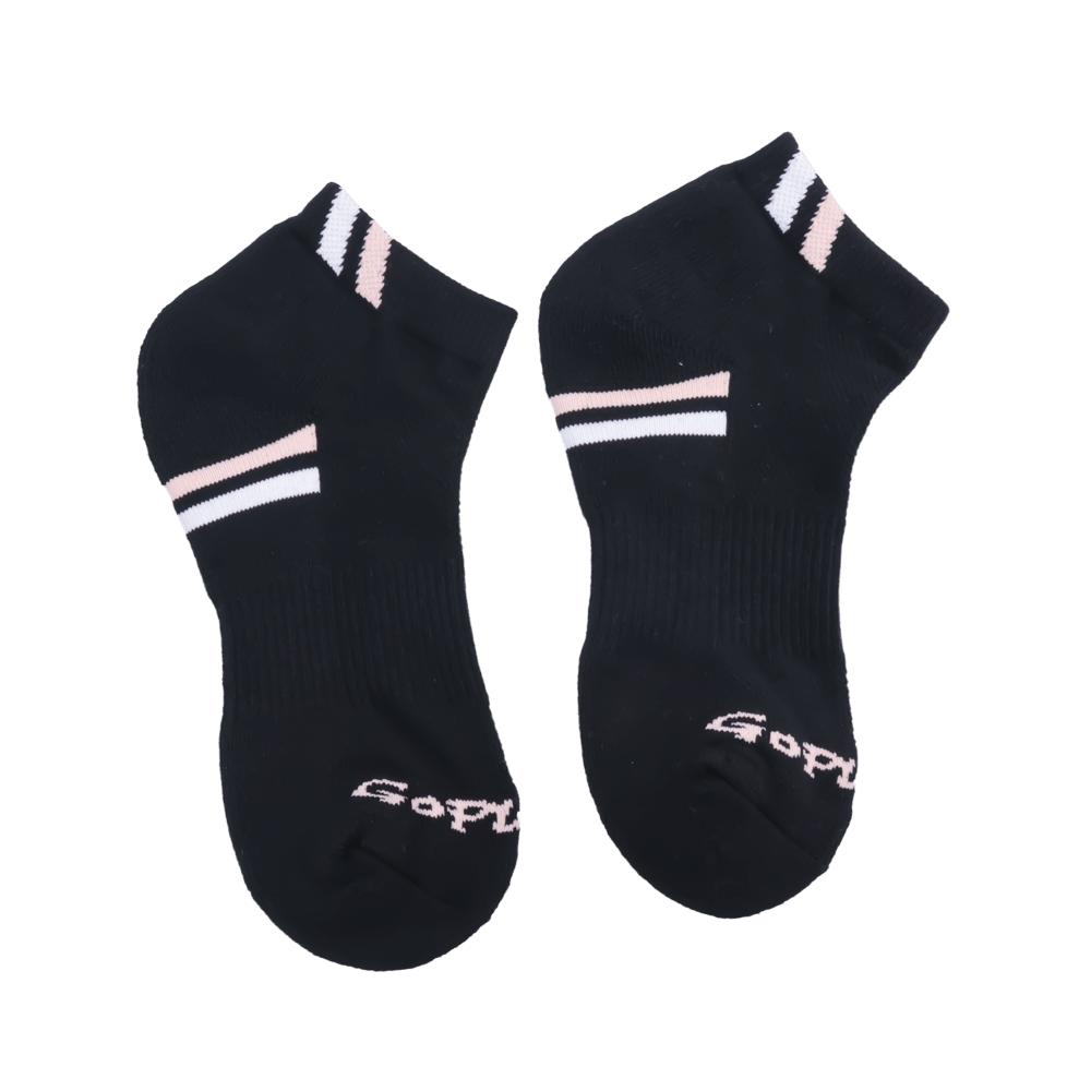 GoPlayer Women's Golf Bamboo Charcoal Socks (Black)
