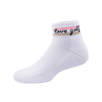 GoPlayer レディース ゴルフ 厚底竹炭ソックス (ホワイトパウダー)