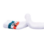 GoPlayer レディース ゴルフ 厚底竹炭ソックス (ホワイトとオレンジ)