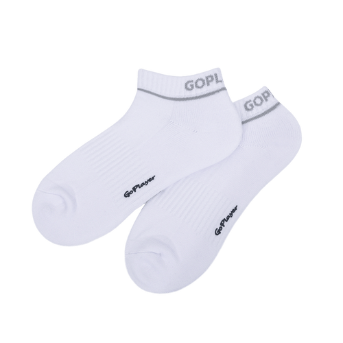 GoPlayer Women's Golf Cushion Antibacterial Socks (White)