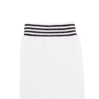 GoPlayer女膝上長筒襪(竹炭白黑)