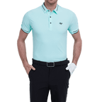 GoPlayer Men's Lightweight Super Elastic Short Sleeve Top (Light Green)