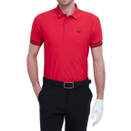 GoPlayer男輕薄超彈短袖上衣(紅)