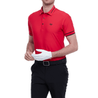 GoPlayer男輕薄超彈短袖上衣(紅)