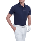 GoPlayer男輕薄超彈短袖上衣(藏青)