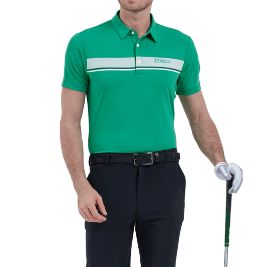 GoPlayer Men's Elastic Breathable Short Sleeve Top (Green)