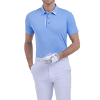 GoPlayer Men's Elastic Breathable Short Sleeve Top (Light Blue)