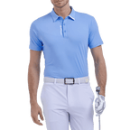 GoPlayer Men's Elastic Breathable Short Sleeve Top (Light Blue)