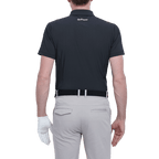 GoPlayer Men's Elastic Breathable Short Sleeve Top (Black)