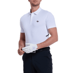 GoPlayer男涼感透氣短袖(白)