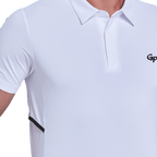 GoPlayer男涼感透氣短袖(白)