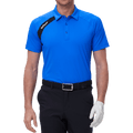 GoPlayer男高爾夫撞色短袖(藍)